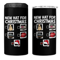 Funny Political Christmas 4 in 1 Can Cooler Tumbler Old Hat New Hat - Wonder Print Shop