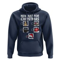 Funny Political Christmas Hoodie Old Hat New Hat - Wonder Print Shop
