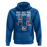 Funny Political Christmas Hoodie Old Hat New Hat - Wonder Print Shop
