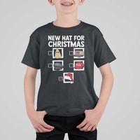 Funny Political Christmas T Shirt For Kid Old Hat New Hat - Wonder Print Shop