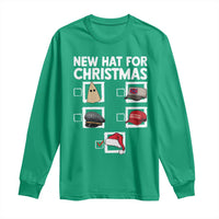 Funny Political Christmas Long Sleeve Shirt Old Hat New Hat - Wonder Print Shop