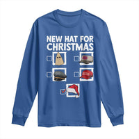 Funny Political Christmas Long Sleeve Shirt Old Hat New Hat - Wonder Print Shop