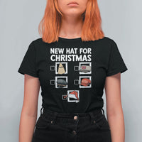 Funny Political Christmas T Shirt For Women Old Hat New Hat - Wonder Print Shop