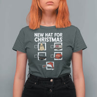 Funny Political Christmas T Shirt For Women Old Hat New Hat - Wonder Print Shop