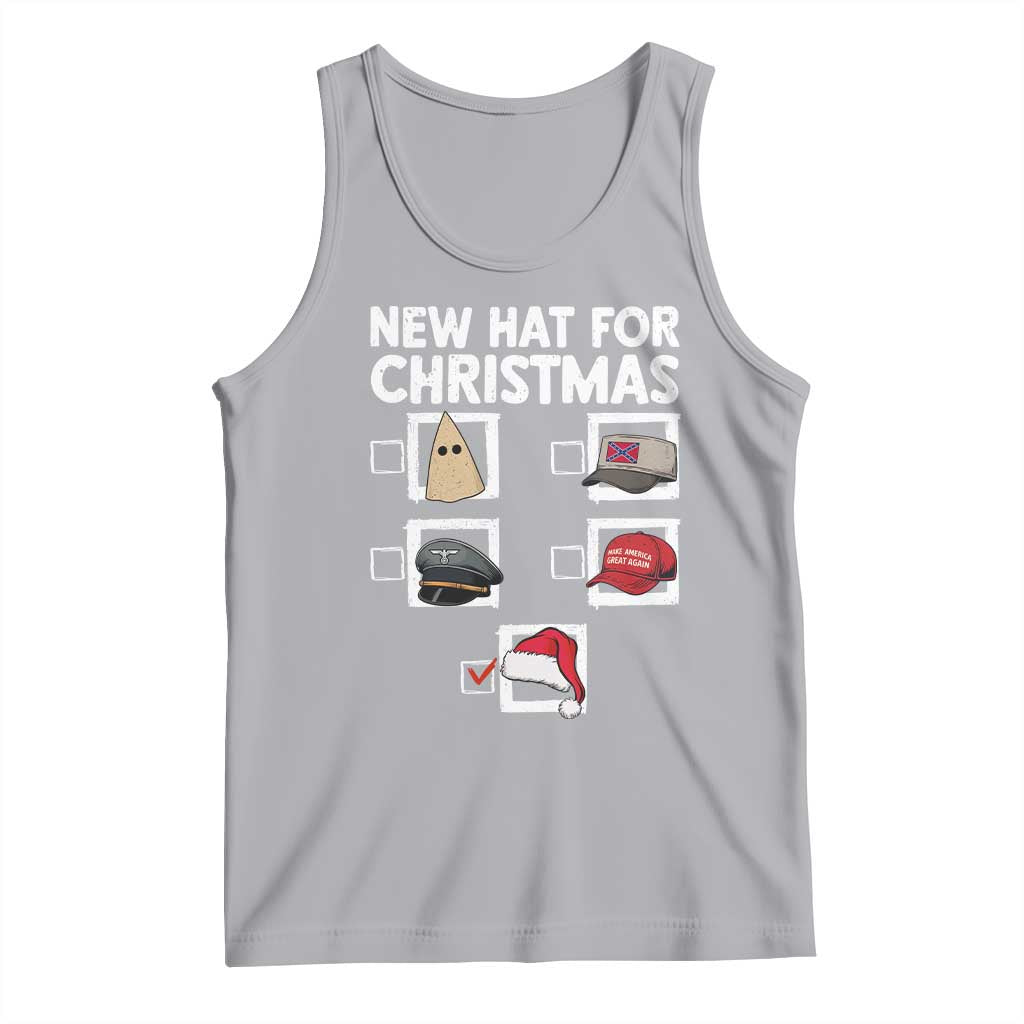 Funny Political Christmas Tank Top Old Hat New Hat - Wonder Print Shop