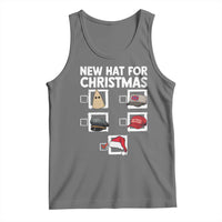 Funny Political Christmas Tank Top Old Hat New Hat - Wonder Print Shop