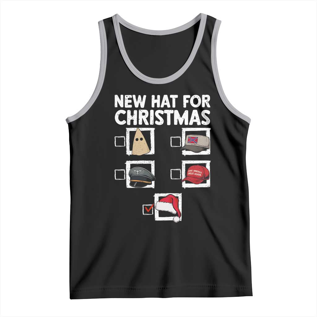 Funny Political Christmas Tank Top Old Hat New Hat - Wonder Print Shop