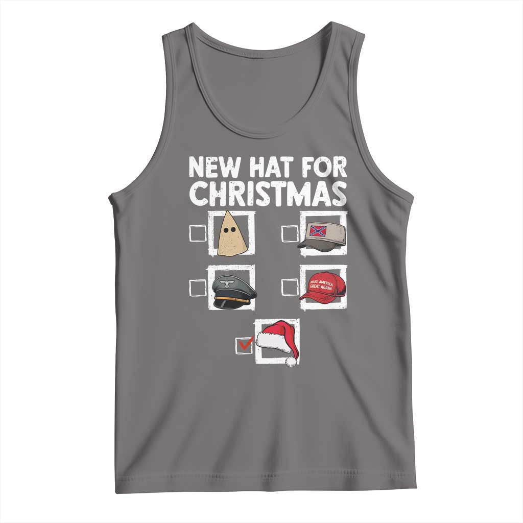 Funny Political Christmas Tank Top Old Hat New Hat - Wonder Print Shop
