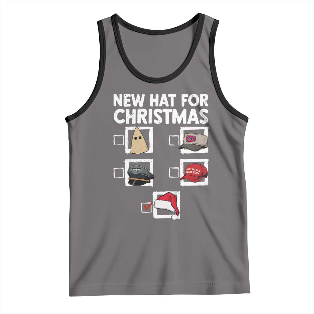 Funny Political Christmas Tank Top Old Hat New Hat - Wonder Print Shop
