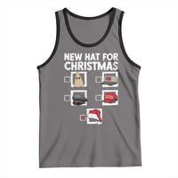 Funny Political Christmas Tank Top Old Hat New Hat - Wonder Print Shop