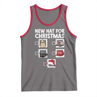 Funny Political Christmas Tank Top Old Hat New Hat - Wonder Print Shop