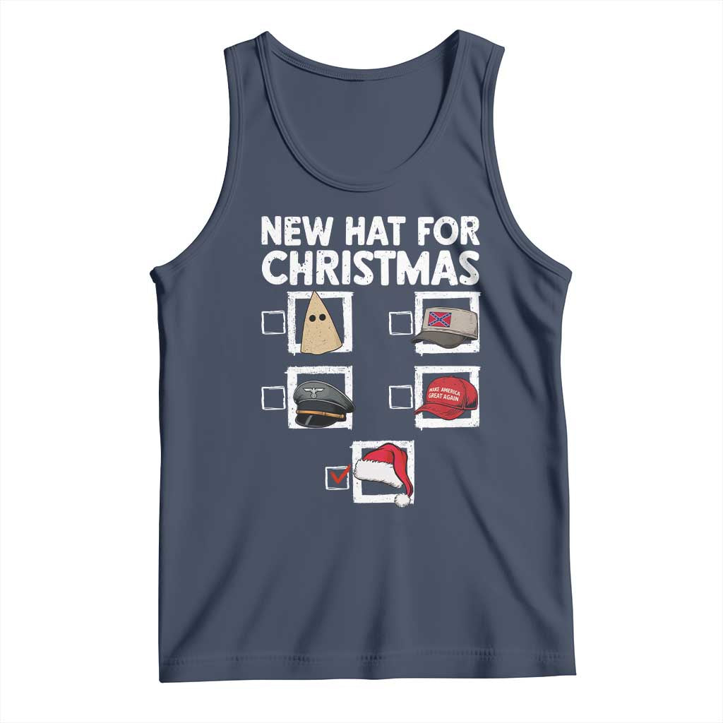 Funny Political Christmas Tank Top Old Hat New Hat - Wonder Print Shop