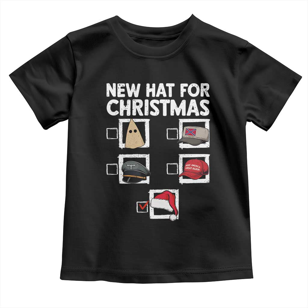 Funny Political Christmas Toddler T Shirt Old Hat New Hat - undefined