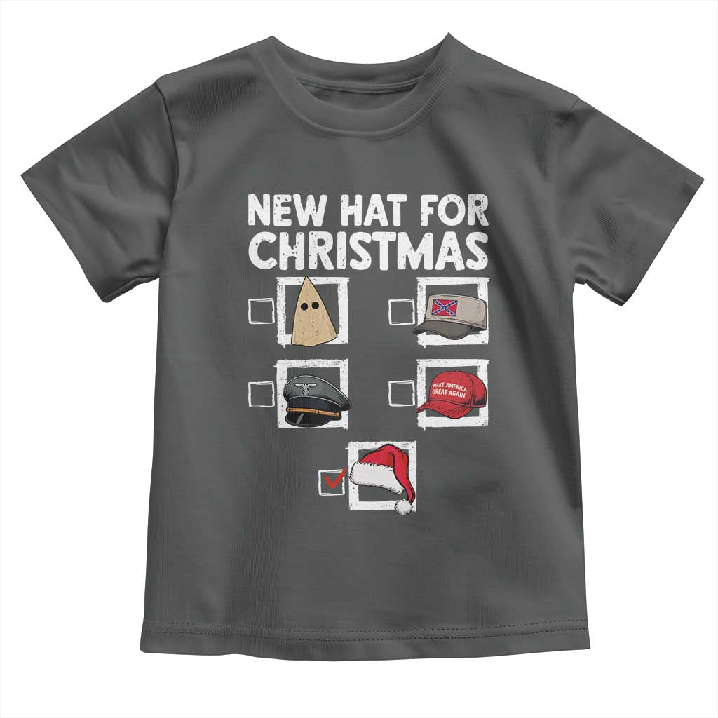 Funny Political Christmas Toddler T Shirt Old Hat New Hat - undefined