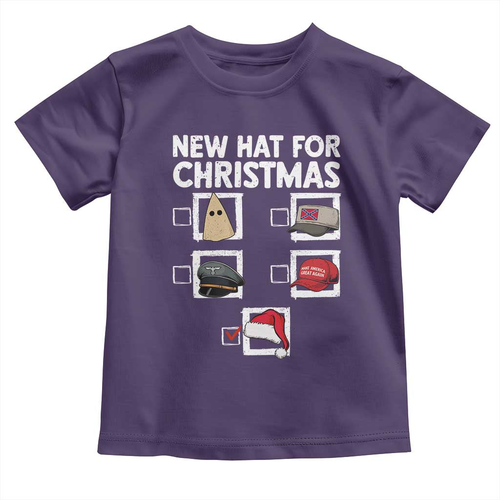 Funny Political Christmas Toddler T Shirt Old Hat New Hat - undefined