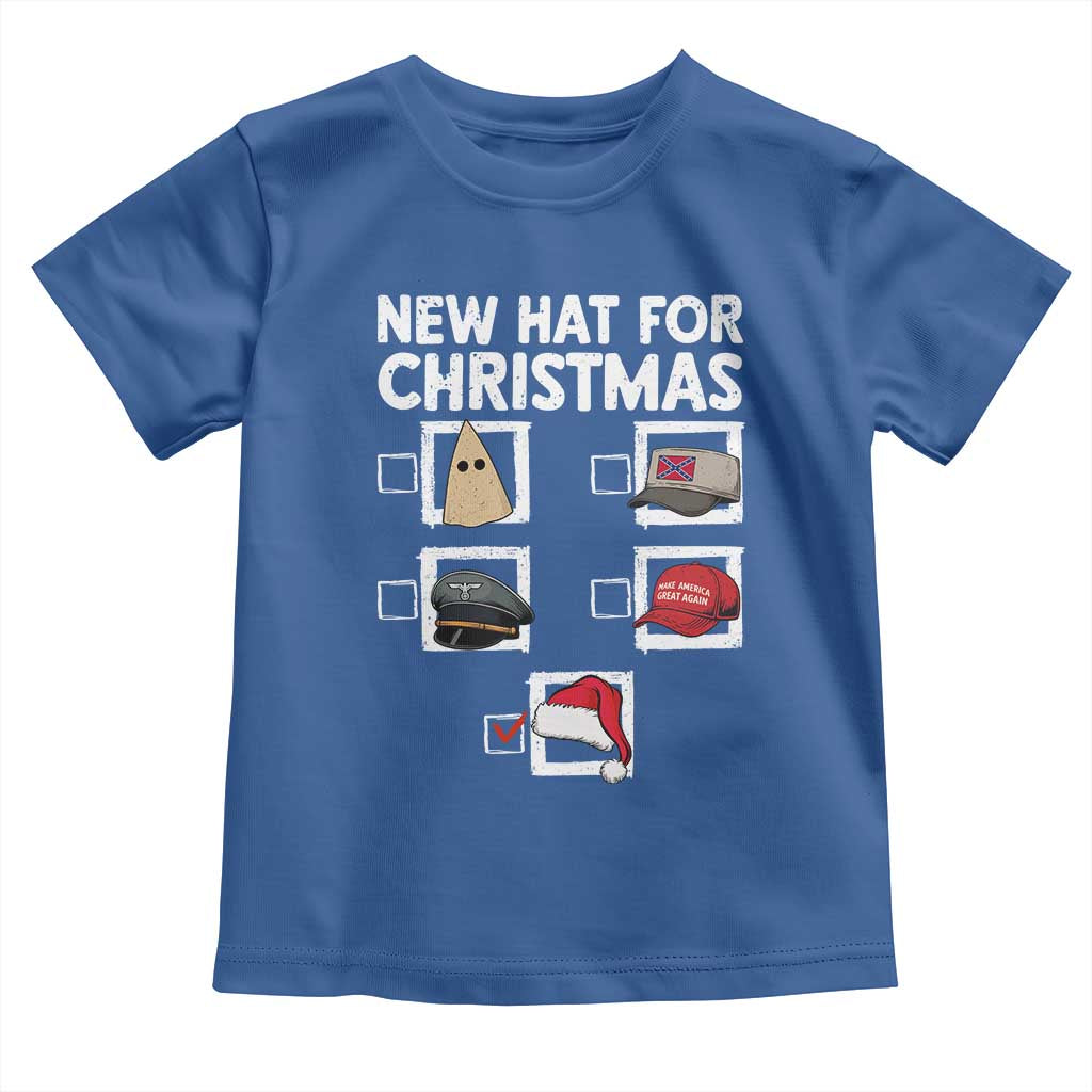 Funny Political Christmas Toddler T Shirt Old Hat New Hat - undefined