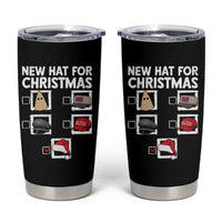Funny Political Christmas Tumbler Cup Old Hat New Hat - Wonder Print Shop