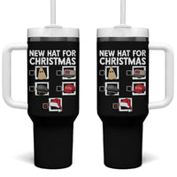 Funny Political Christmas Tumbler With Handle Old Hat New Hat - Wonder Print Shop