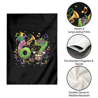 67 Mardi Gras Meme Garden Flag Funny Six Seven Carnival Party