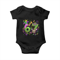 67 Mardi Gras Meme Baby Onesie Funny Six Seven Carnival Party