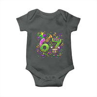 67 Mardi Gras Meme Baby Onesie Funny Six Seven Carnival Party