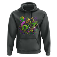 67 Mardi Gras Meme Hoodie Funny Six Seven Carnival Party