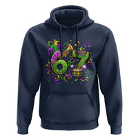 67 Mardi Gras Meme Hoodie Funny Six Seven Carnival Party