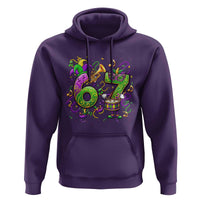 67 Mardi Gras Meme Hoodie Funny Six Seven Carnival Party