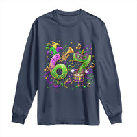 67 Mardi Gras Meme Long Sleeve Shirt Funny Six Seven Carnival Party