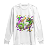 67 Mardi Gras Meme Long Sleeve Shirt Funny Six Seven Carnival Party