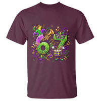 67 Mardi Gras Meme T Shirt Funny Six Seven Carnival Party