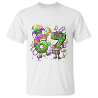 67 Mardi Gras Meme T Shirt Funny Six Seven Carnival Party