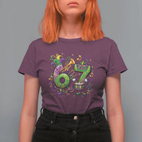 67 Mardi Gras Meme T Shirt For Women Funny Six Seven Carnival Party