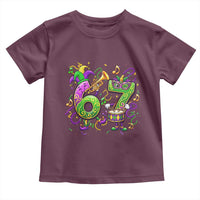 67 Mardi Gras Meme Toddler T Shirt Funny Six Seven Carnival Party