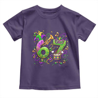 67 Mardi Gras Meme Toddler T Shirt Funny Six Seven Carnival Party