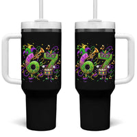 67 Mardi Gras Meme Tumbler With Handle Funny Six Seven Carnival Party