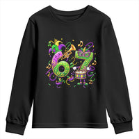 67 Mardi Gras Meme Youth Sweatshirt Funny Six Seven Carnival Party
