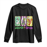 Funny Mardi Gras Animal Long Sleeve Shirt Alligator Crawfish Goose New Orleans Louisiana