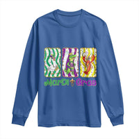 Funny Mardi Gras Animal Long Sleeve Shirt Alligator Crawfish Goose New Orleans Louisiana