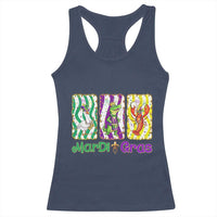 Funny Mardi Gras Animal Racerback Tank Top Alligator Crawfish Goose New Orleans Louisiana