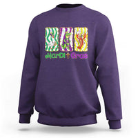 Funny Mardi Gras Animal Sweatshirt Alligator Crawfish Goose New Orleans Louisiana