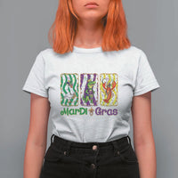 Funny Mardi Gras Animal T Shirt For Women Alligator Crawfish Goose New Orleans Louisiana