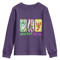 Funny Mardi Gras Animal Youth Sweatshirt Alligator Crawfish Goose New Orleans Louisiana