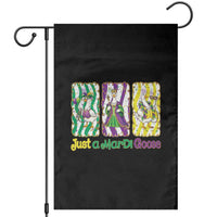 Mardi Gras Goose Garden Flag Just A Mardi Goose