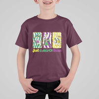 Mardi Gras Goose T Shirt For Kid Just A Mardi Goose