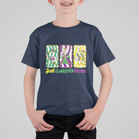 Mardi Gras Goose T Shirt For Kid Just A Mardi Goose