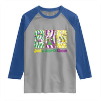 Mardi Gras Goose Raglan Shirt Just A Mardi Goose