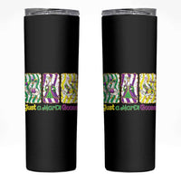 Mardi Gras Goose Skinny Tumbler Just A Mardi Goose