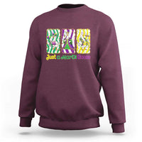 Mardi Gras Goose Sweatshirt Just A Mardi Goose