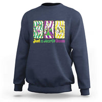 Mardi Gras Goose Sweatshirt Just A Mardi Goose